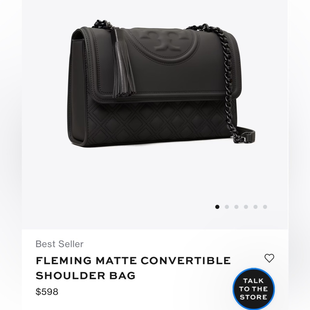 Tori Burch black shoulder bag